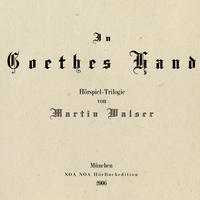In Goethes Hand - Cover