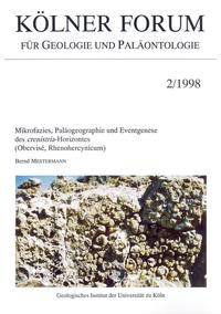 Mikrofazies, Paläogeographie und Eventgenese des crenistria-Horizontes (Obervisé, Rhenohercynikum)