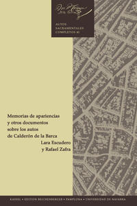 Memorias de las apariencias y otros documentos sobre los autos de Calderón de la Barca
