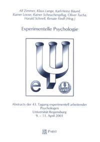 Experimentelle Psychologie - Cover