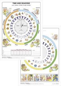 Times and Seasons - Lernkarte DIN A4