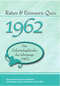 Raten und Erinnern Quiz 1962 - Cover