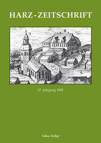 Harz-Zeitschrift für den Harz-Verein für Geschichte und Altertumskunde / Harz-Zeitschrift für den Harz-Verein für Geschichte und Altertumskunde