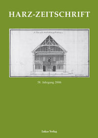 Harz-Zeitschrift für den Harz-Verein für Geschichte und Altertumskunde / Harz-Zeitschrift für den Harz-Verein für Geschichte und Altertumskunde