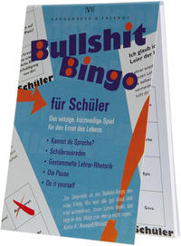 Bullshit Bingo für Schüler