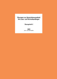 Übungen zur Sprachbewusstheit für Lese- und Sprachanfänger - Übungsheft 3