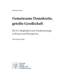 Gemeinsame Demokratie, geteilte Gesellschaft