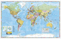 Weltkarte politisch Großformat