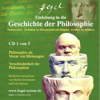 G.W.F. Hegel: Einleitung in die Geschichte der Philosophie (Hörbuch, 5 Audio-CDs)
