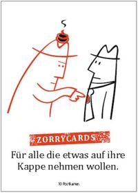 Zorrycards - Für alle, die etwas auf ihre Kappe nehmen wollen
