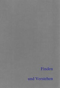 Finden und Verstehen