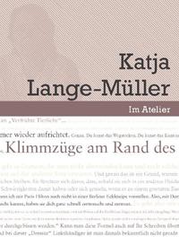 Im Atelier. Beiträge zur Poetik der Gegenwartsliteratur 07/08 / Klimmzüge am Rand des eigenen Horizonts