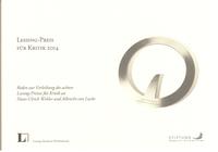 Lessing-Preis für Kritik 2014.