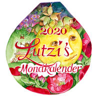 Lutzis Mondkalender rund Ø 16cm (Tagesabreisskalender) 2020