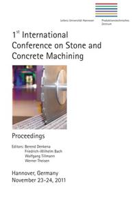 1st International Conference on Stone and Concrete Machining