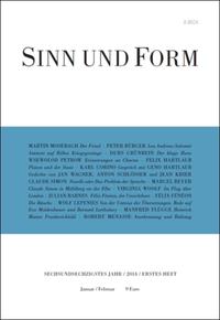 Sinn und Form 1/2014