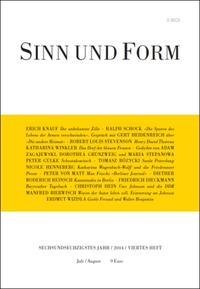Sinn und Form 4/2014