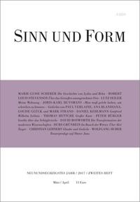 Sinn und Form 2/2017