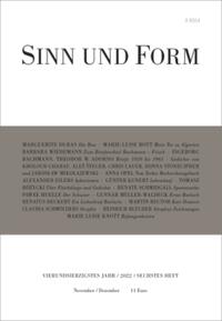 SINN UND FORM 6/2022