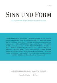 Sinn und Form 5/2024