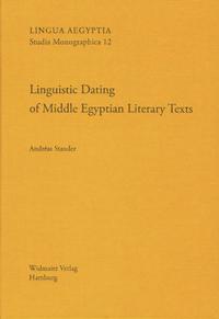 Linguistic Dating of Middle Egyptian Literary Texts