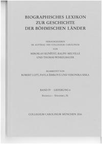 Biographisches Lexikon zur Geschichte der böhmischen Länder. Band IV, Lieferung 6.