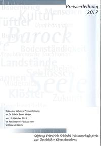 Friedrich Schiedel Wissenschaftspreis zur Geschichte Oberschwabens 2017