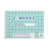 MedGurus X-Words - Kreuzworträtsel für Mediziner - Das ideale Geschenk für Ärzte und Medizinstudenten - Über 1500 fachlich geprüfte Wissensfragen zu Anatomie, Physiologie, Neurologie, Biochemie