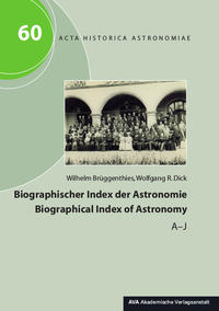 Biographischer Index der Astronomie / Biographical Index of Astronomy