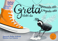 GRETA klebt da - enganxada està - pegada está