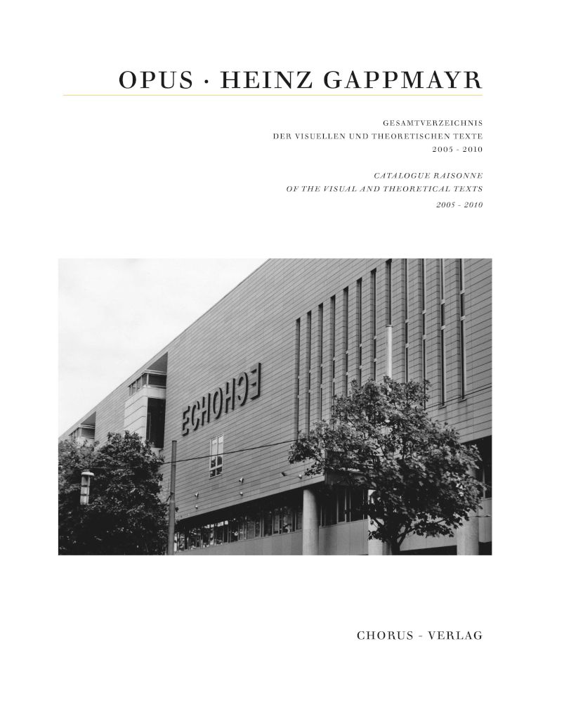 Cover-Abbildung für Opus Heinz Gappmayr (Hardcover) (99999---978-3-946831-18-1)