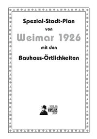 Spezial-Stadt-Plan von Weimar 1926