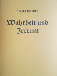 Wahrheit und Irrtum