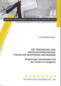 Die Versorgung und Übergangsversorgung politischer Beamtinnen und Beamter