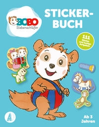 Bobo Siebenschläfer Stickerbuch - Cover