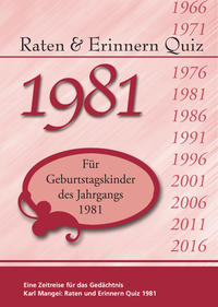 Raten & Erinnern Quiz 1981