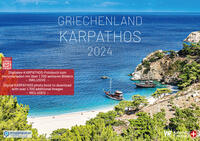 Kalender Griechenland | Karpathos 2024 A2 querformat