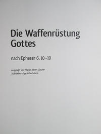 Die Waffenrüstung Gottes - Epheser 6,10-19