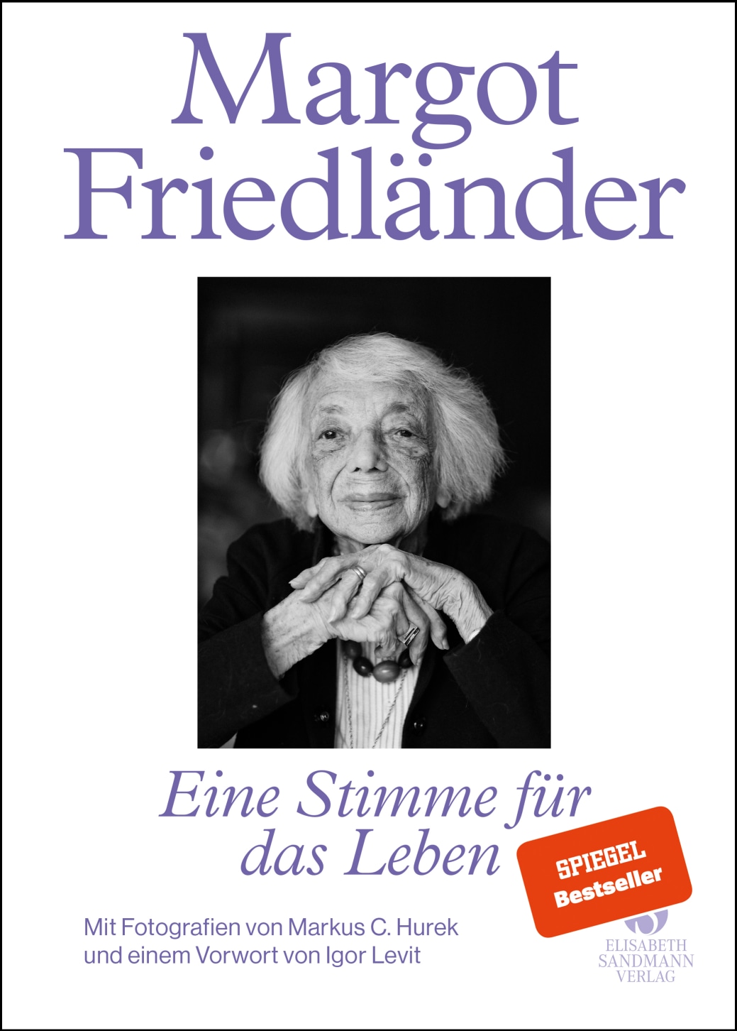 Cover-Abbildung für Margot Friedländer. Eine Stimme für das Leben (Hardcover) (99999---978-3-949582-44-8)