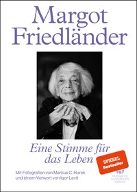Cover-Abbildung für Margot Friedländer. Eine Stimme für das Leben (Hardcover) (99999---978-3-949582-44-8)