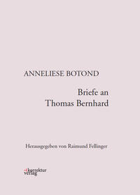 Briefe an Thomas Bernhard - Cover