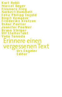 Erinnere einen vergessenen Text