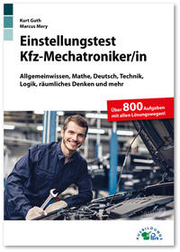 Cover-Abbildung für Einstellungstest Kfz-Mechatroniker (99999---978-3-95624-115-4)