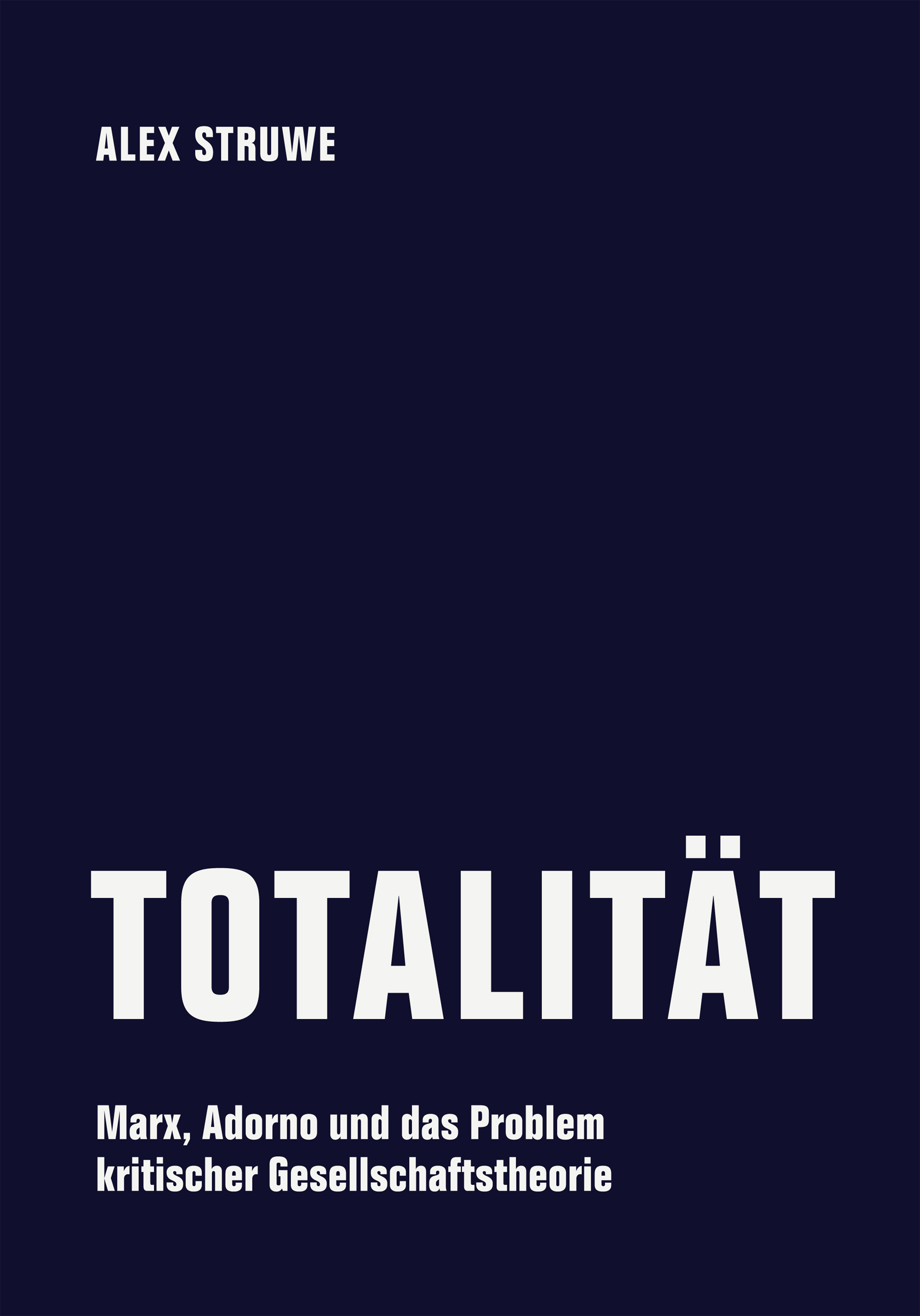 Cover-Abbildung für Totalität (Softcover/Paperback) (99999---978-3-95732-615-7)