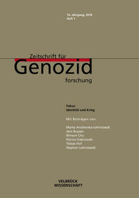 Zeitschrift für Genozidforschung. 16. Jg. 2018, Heft 1
