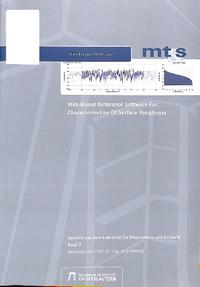 Web-based reference software for characterisation of surface roughness