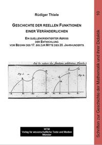 Geschichte der reellen Funktionen einer Veränderlichen