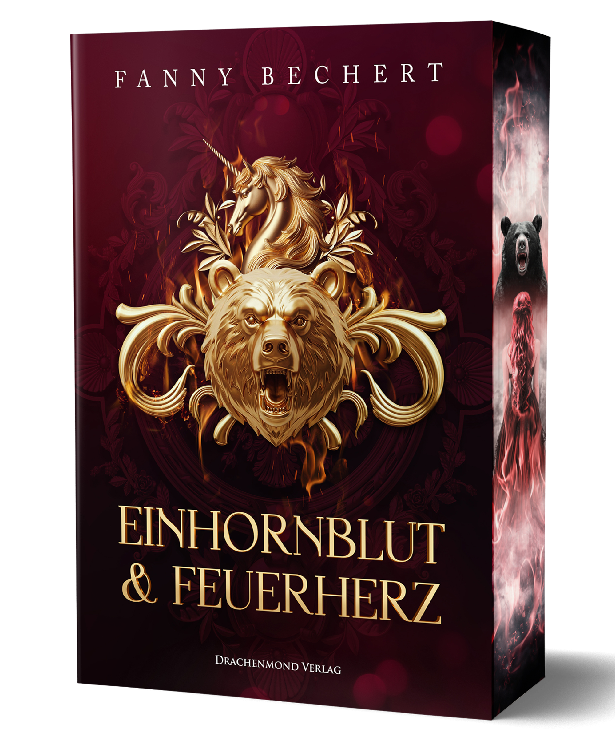 Cover-Abbildung für Einhornblut und Feuerherz (Softcover/Paperback) (99999---978-3-95991-968-5)