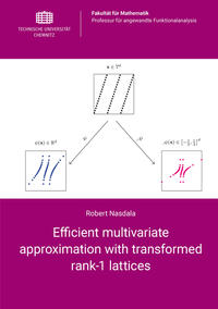 Efficient multivariate approximation with transformed rank-1 lattices