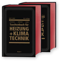 Recknagel - Taschenbuch für Heizung und Klimatechnik 80. Ausgabe 2021/2022 - Basisversion, 2 Teile